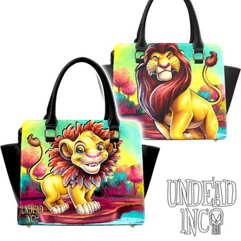 Simba Reflections Of A King Premium Undead Inc PU Leather Shoulder / Hand Bag