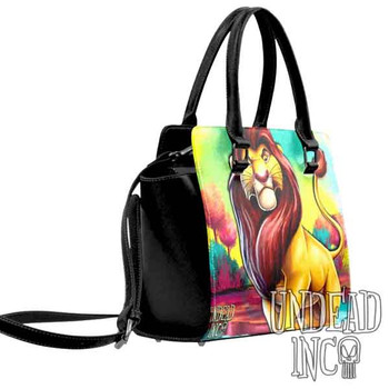 Simba Reflections Of A King Premium Undead Inc PU Leather Shoulder / Hand Bag