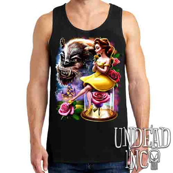 Beauty & The Beast Fairy Tale Magic - Mens Tank Singlet