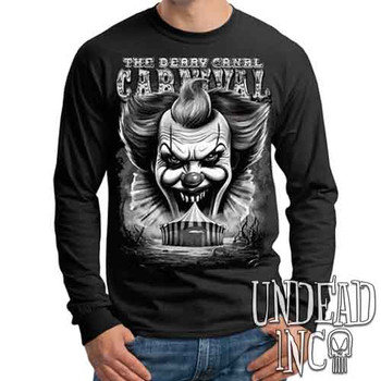 Derry Canal Carnival Black & Grey - Mens Long Sleeve Tee