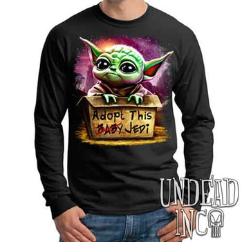 Grogu Adopt Me - Mens Long Sleeve Tee