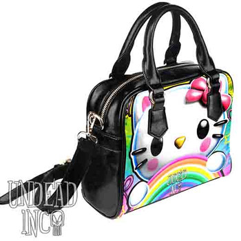 Kitty Rainbow Undead Inc Shoulder / Hand Bag