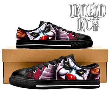 IT Pennywise Derry Carnival MENS Canvas Shoes