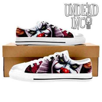 IT Pennywise Derry Carnival White MENS Canvas Shoes