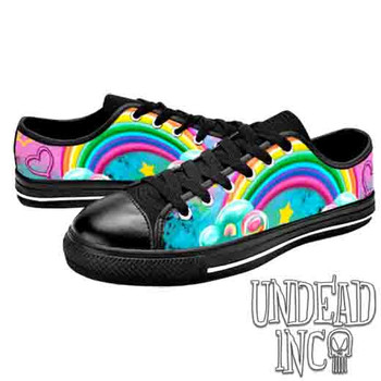 Rainbow Graffiti MENS Canvas Shoes