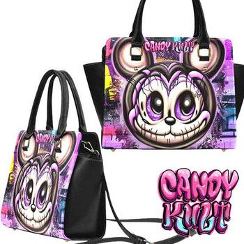 Graffiti Mouse Candy Toons Crossbody Handbag