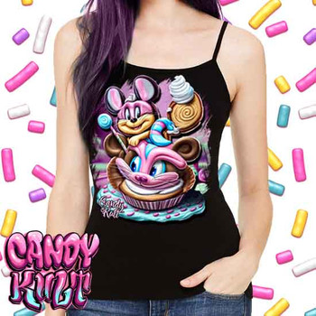 Cupcake Fundayz Candy Toons - Petite Slim Fit Tank