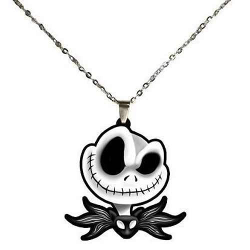 Jack Skellington Pumpkin King Necklace Nightmare Before Christmas Necklace  Layering Minimalist Jewelry Halloween NBC Gold Silver Costume - Etsy