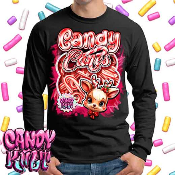 Packet Of Candy Canes Candy Kult - Mens Long Sleeve Tee