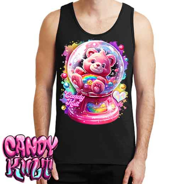 Care-A-Lot Gumball Machine Retro Candy - Mens Tank Singlet