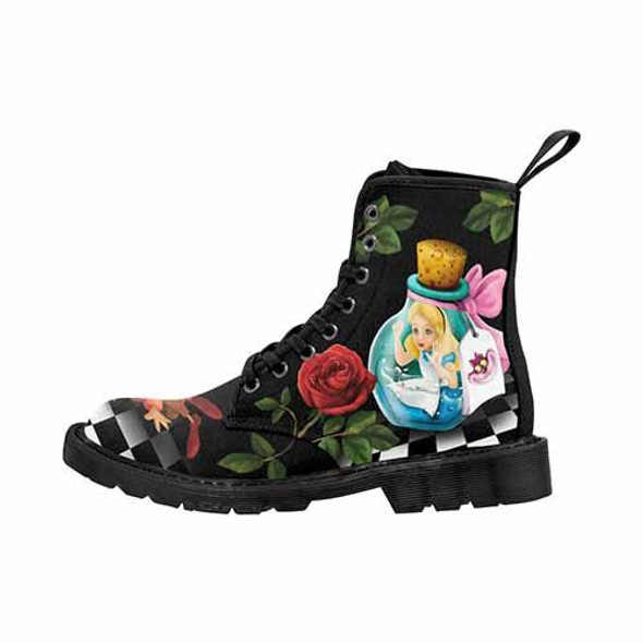 Alice In Wonderland Down The Rabbit Hole LADIES Undead Inc Boots