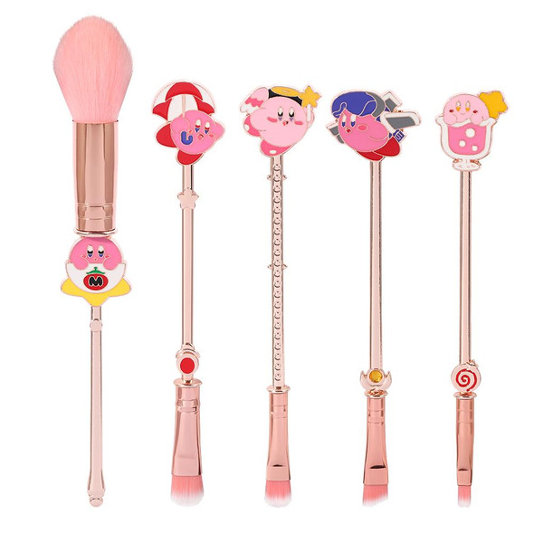 Kirby Rose Gold 5 Piece Makeup Brush Set