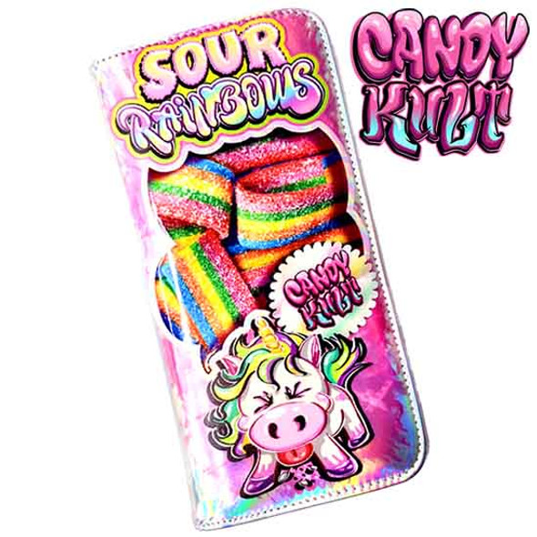 Unicorn Sour Rainbows Candy Kult Long Line Wallet