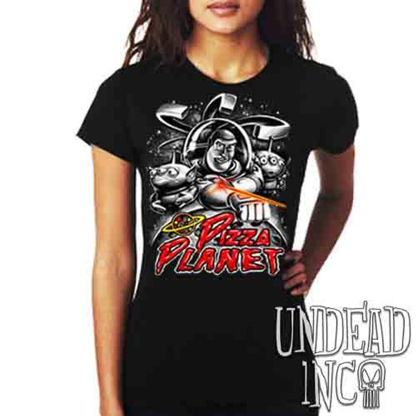 black pizza planet shirt