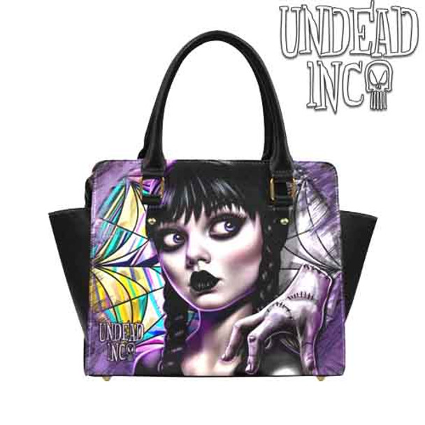 Wednesday Window Undead Inc PU Leather Shoulder / Hand Bag