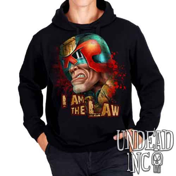 Judge Dredd I AM THE LAW - Mens / Unisex Fleece Hoodie