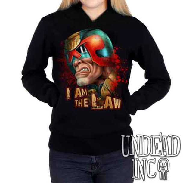 Judge Dredd I AM THE LAW - Ladies / Juniors Fleece Hoodie