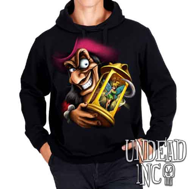 Tinkerbell and Captain Hook - Mens / Unisex Fleece Hoodie