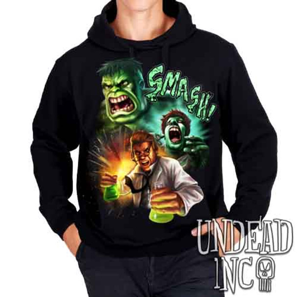 Incredible Hulk Transformation - Mens / Unisex Fleece Hoodie