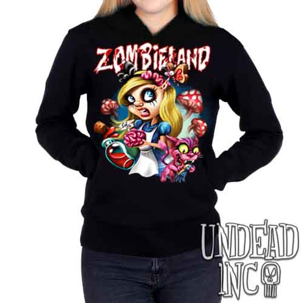 Alice in Zombieland - Ladies / Juniors Fleece Hoodie