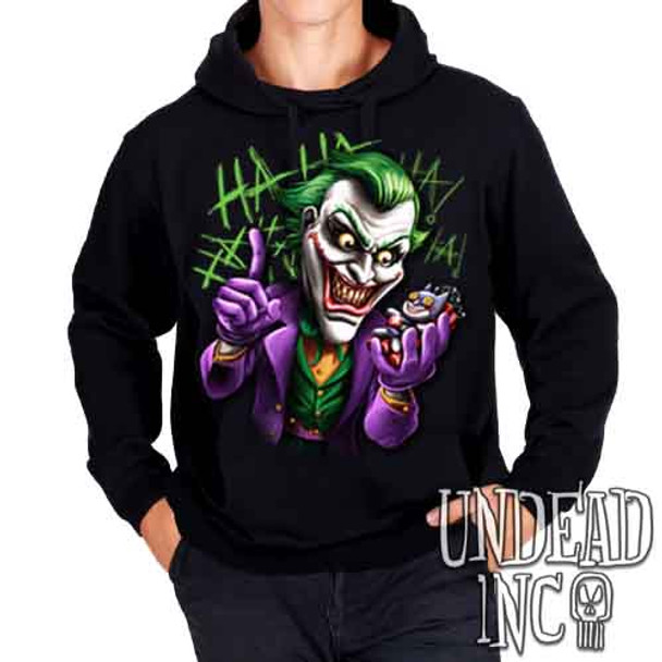 Joker Bat Bomb - Mens / Unisex Fleece Hoodie
