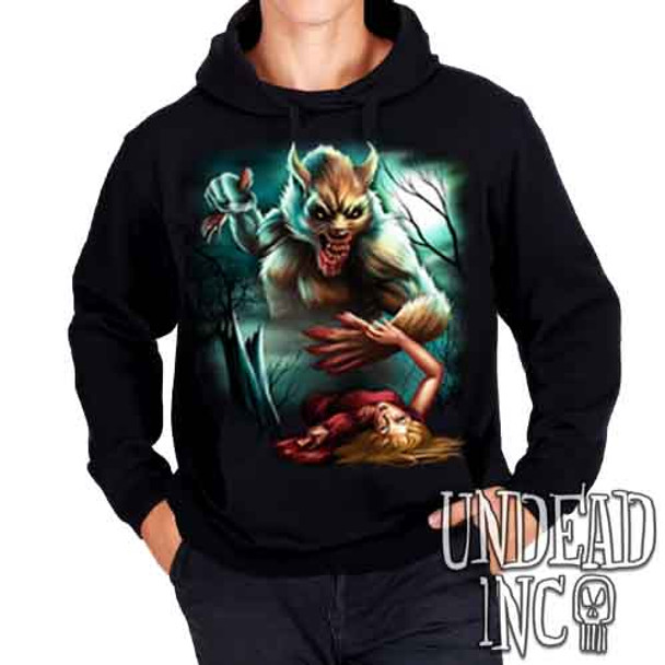 Werewolf Moonlight Murder - Mens / Unisex Fleece Hoodie