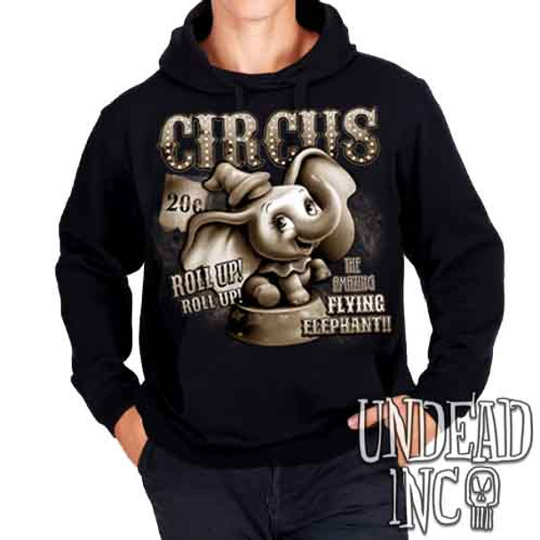 Dumbo Circus Vintage - Mens / Unisex Fleece Hoodie