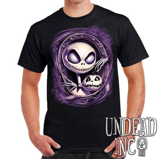 Jack Skellington Haunted Portrait - Mens T Shirt