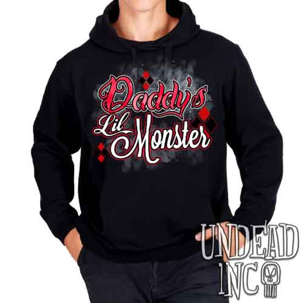 Harley Quinn Daddy's Lil Monster - Mens / Unisex Fleece Hoodie