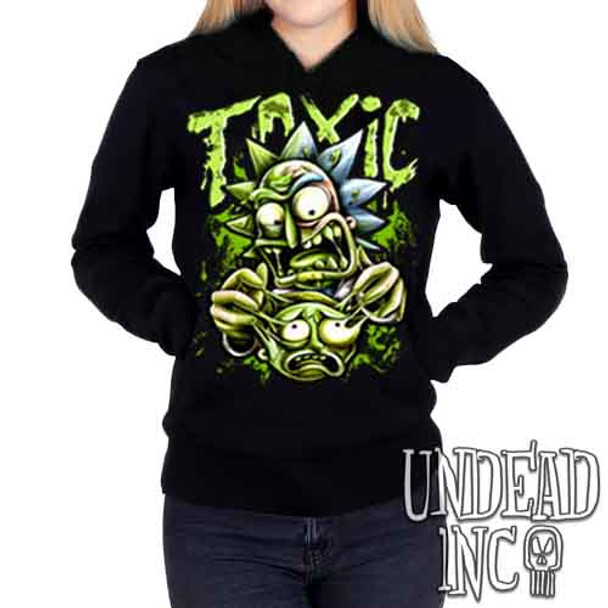 Rick Turning Toxic - Ladies / Juniors Fleece Hoodie