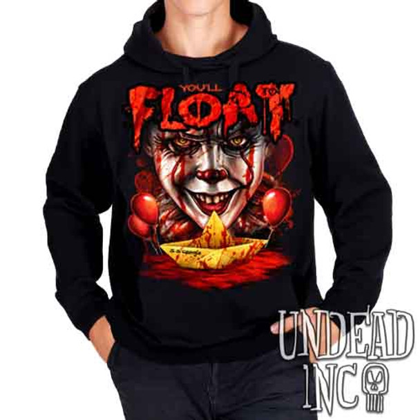 IT Pennywise You'll Float Too - Mens / Unisex Fleece Hoodie