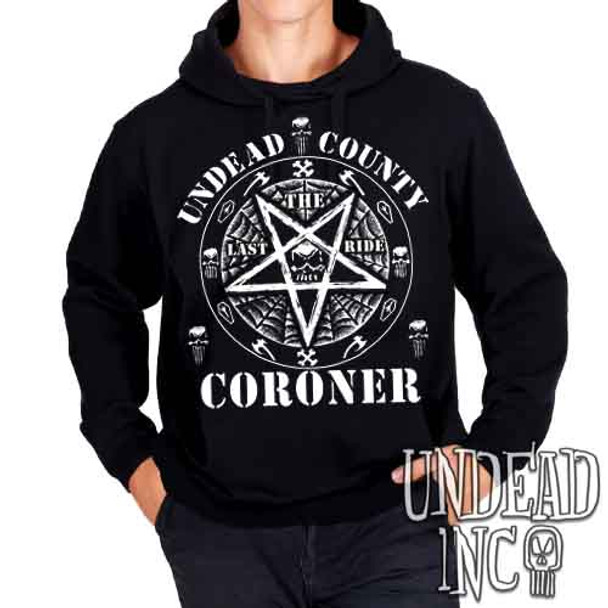 Undead Inc County Coroner - Mens / Unisex Fleece Hoodie