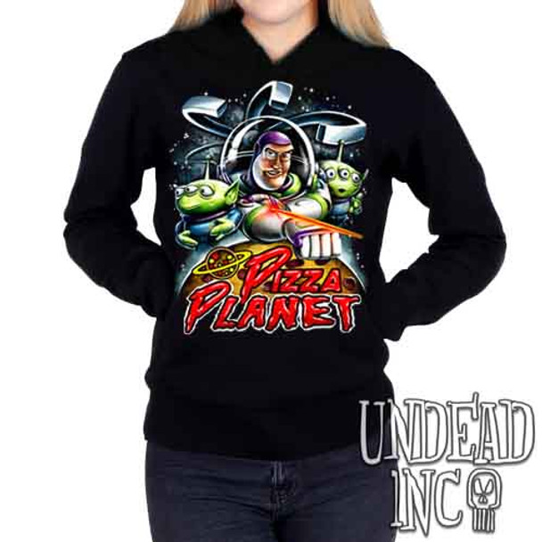 Pizza Planet Buzz - Ladies / Juniors Fleece Hoodie