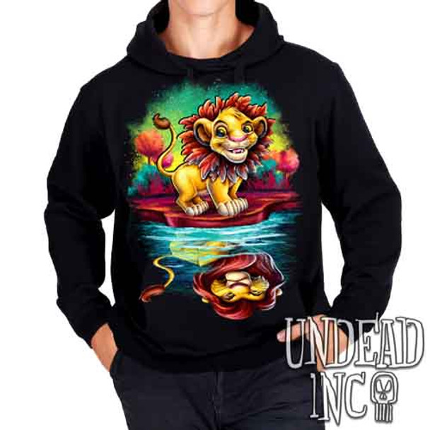 Simba Reflections Of A King - Mens / Unisex Fleece Hoodie