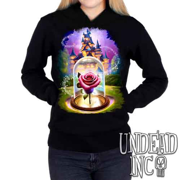 Enchanted Rose - Ladies / Juniors Fleece Hoodie