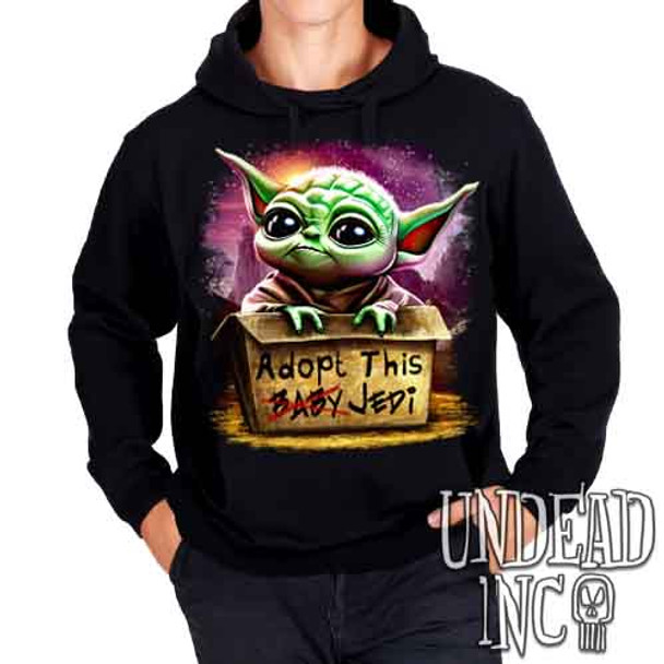 Grogu Adopt Me - Mens / Unisex Fleece Hoodie