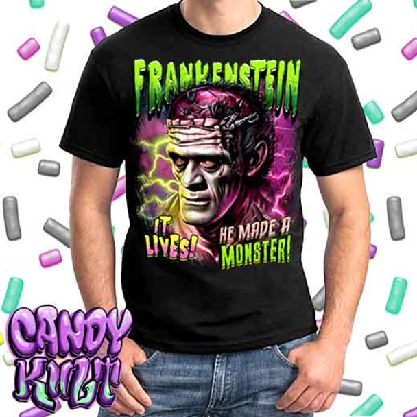 Frankenstein Fright Candy - Mens T Shirt