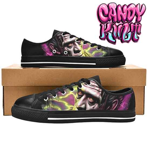 Frankenstein Fright Candy MENS Canvas Shoes