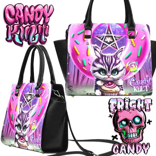 Bunny Donut Pentagram Fright Candy Crossbody Handbag