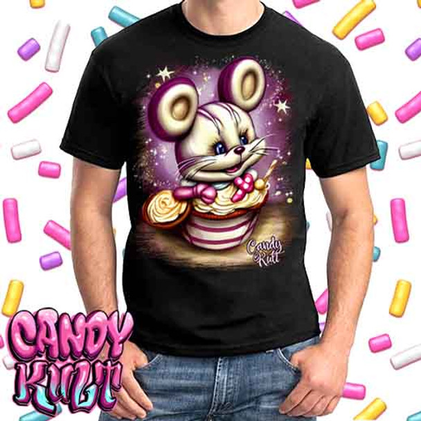 It Started With A Mouse Candy Toons - Mens T Shirt