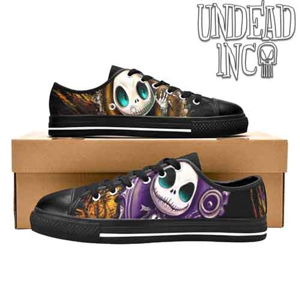 Jack Skellington Pumpkin Patch LADIES Canvas Shoes