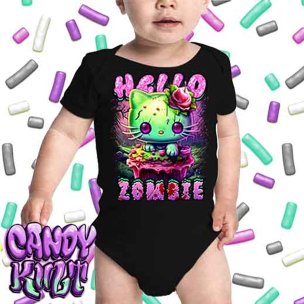 Zombie Kitty Fright Candy - Infant Onesie Romper