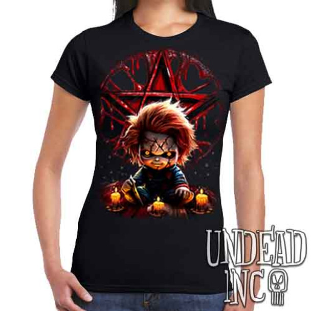 Chucky Pentagram - Ladies T Shirt