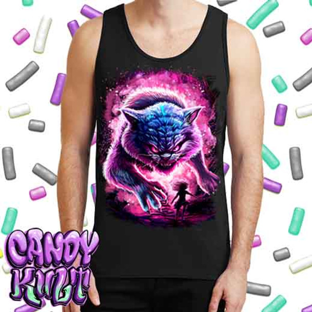 Cheshire Werecat Fright Candy - Mens Tank Singlet