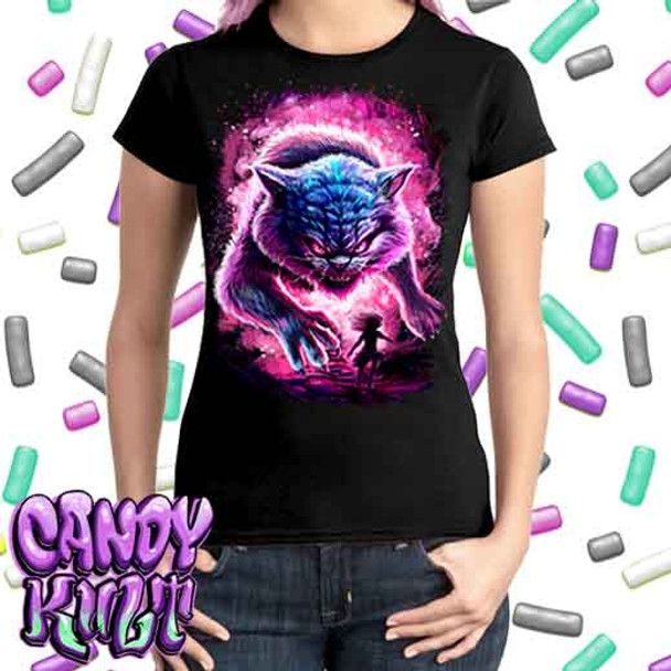 Cheshire Werecat Fright Candy - Ladies T Shirt