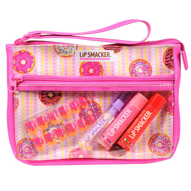 Donut Cosmetics Bag & Lip Balm Set