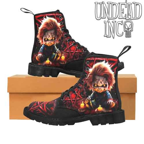 Chucky Pentagram MENS Undead Inc Boots