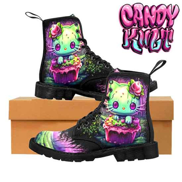 Zombie Kitty Fright Candy LADIES Undead Inc Boots