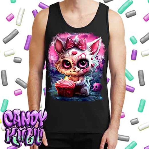 From Paris To The Grave Fright Candy - Mens Tank Singlet