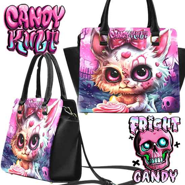 From Paris To The Grave Fright Candy Crossbody Handbag